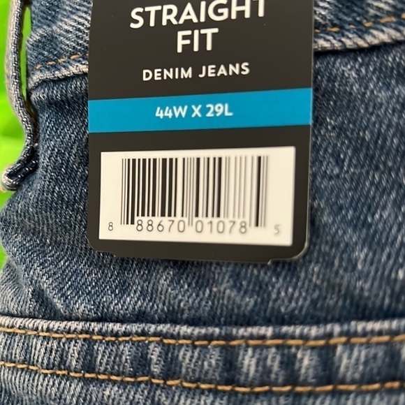 Berkley Jensen Men’s Straight Fit Denim Jeans 44Wx29L NWT - Picture 10 of 11